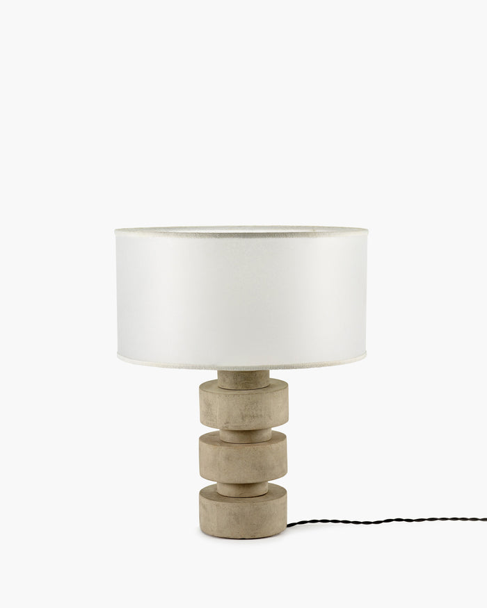 Disc lamp concrete