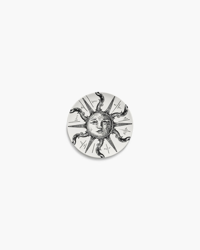 Bread plate sun white - black Unity